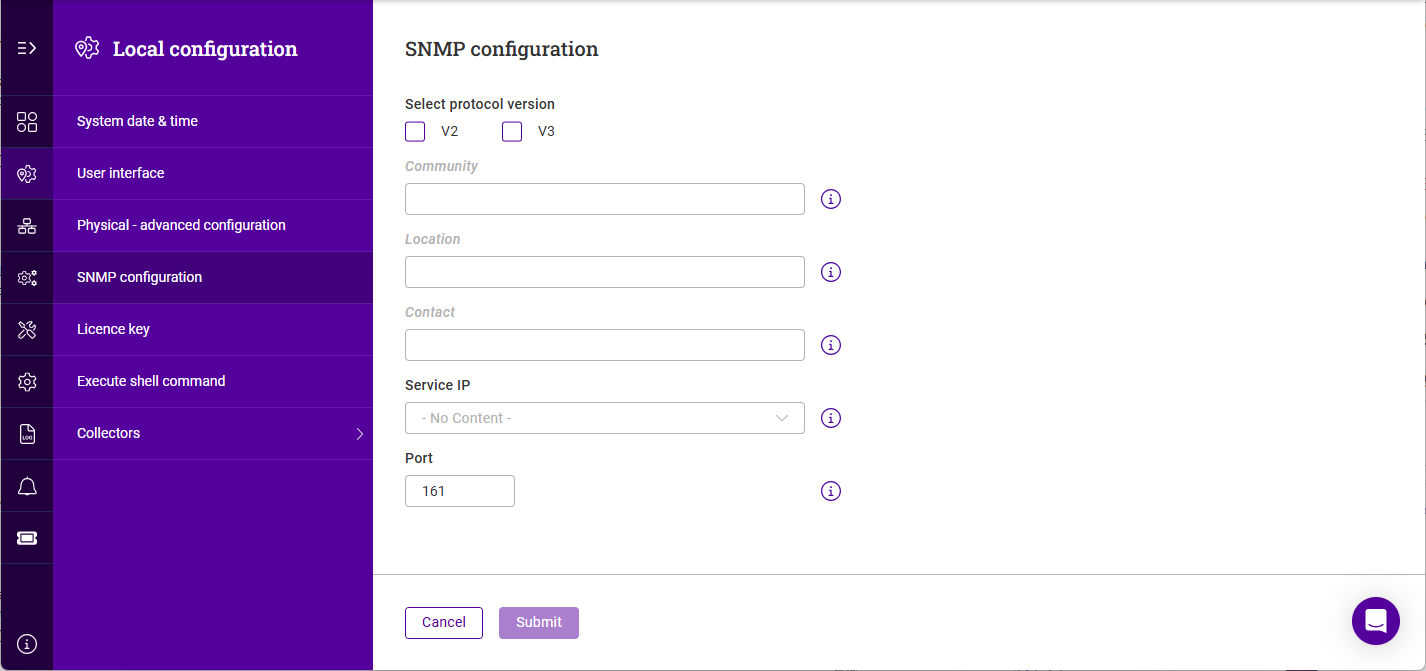 configure snmp