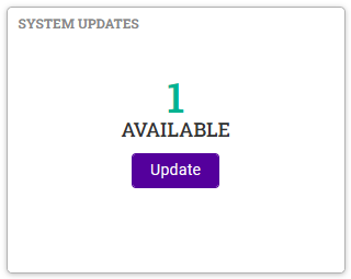 update available msg