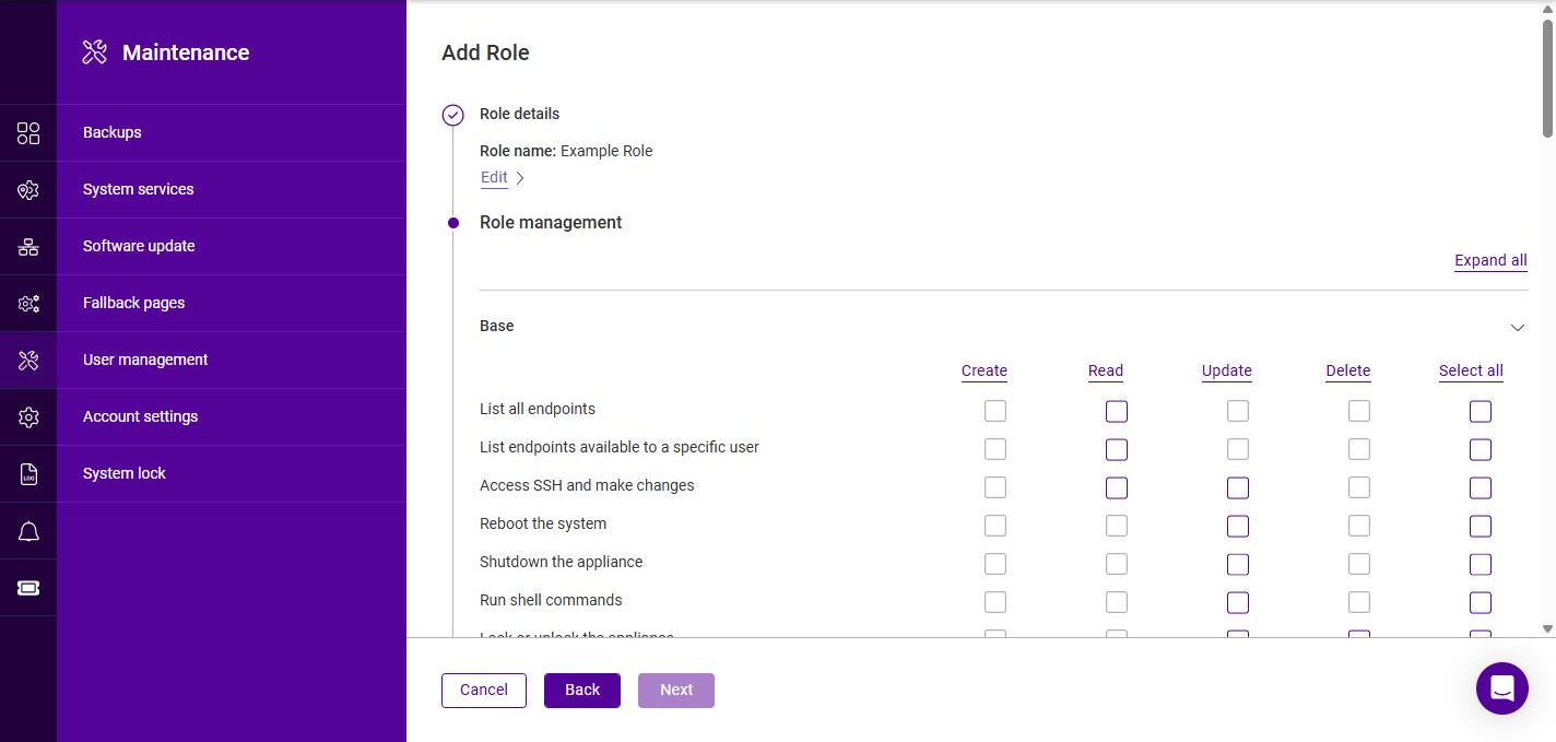 add role management