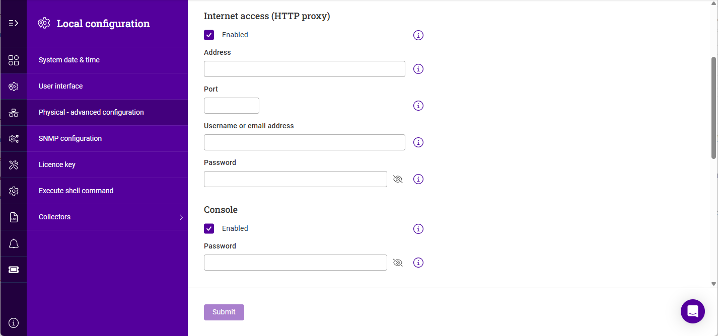 configure proxy