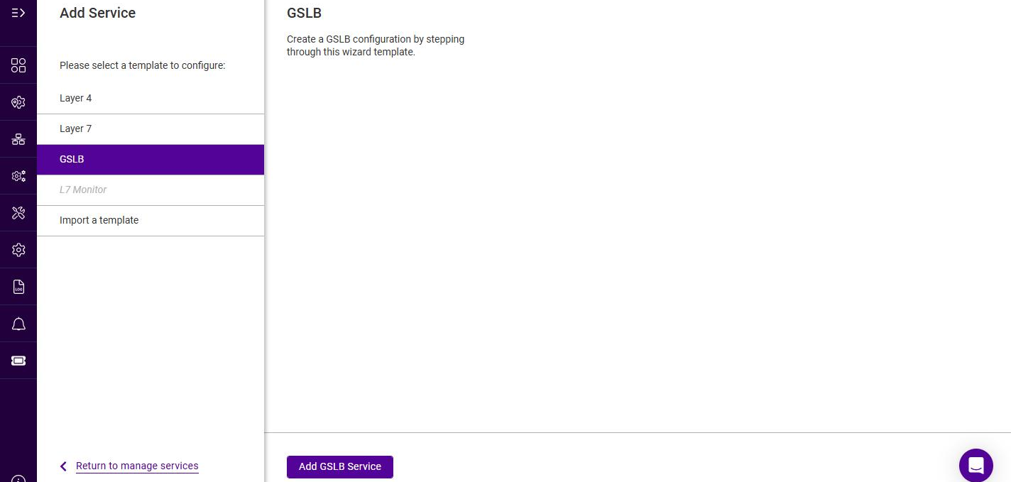gslb template select