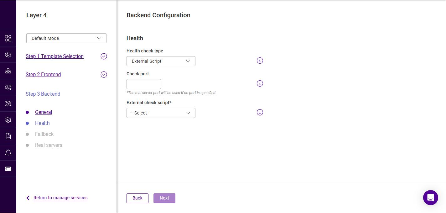 l4 backend health external