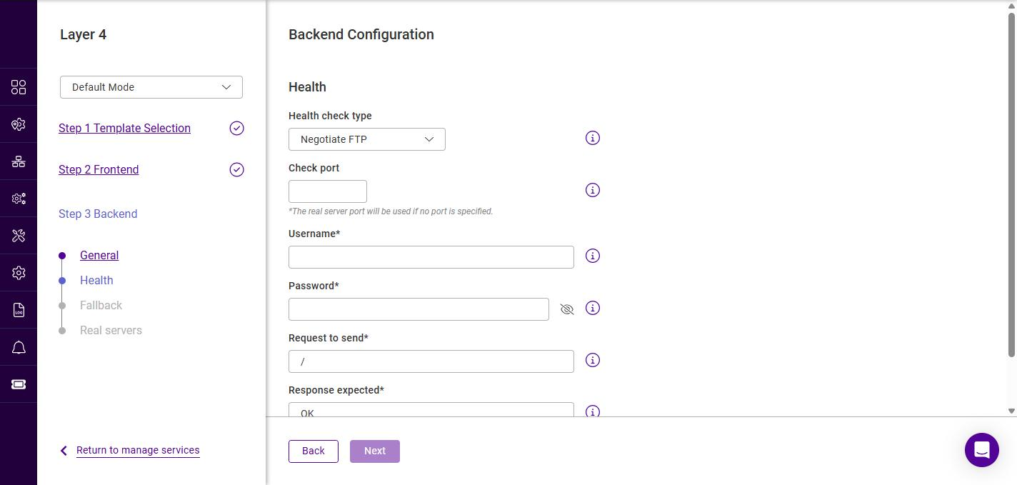 l4 backend health ftp