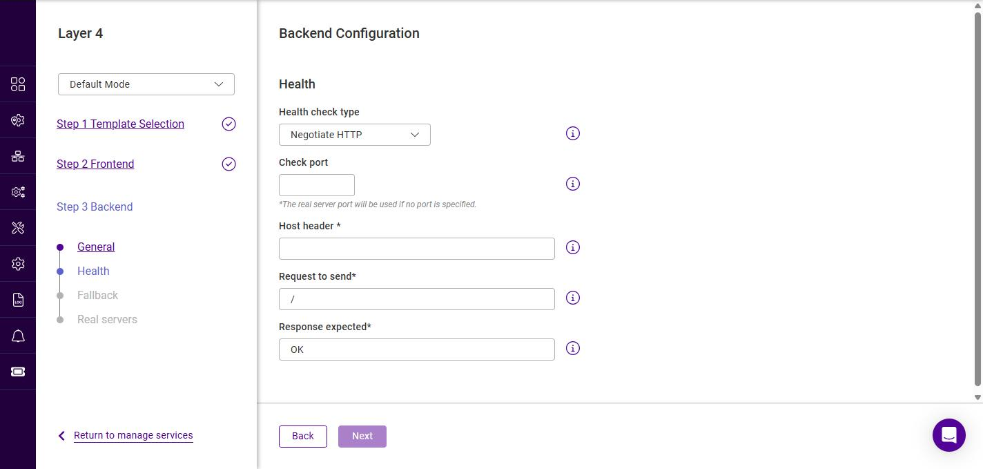 l4 backend health http