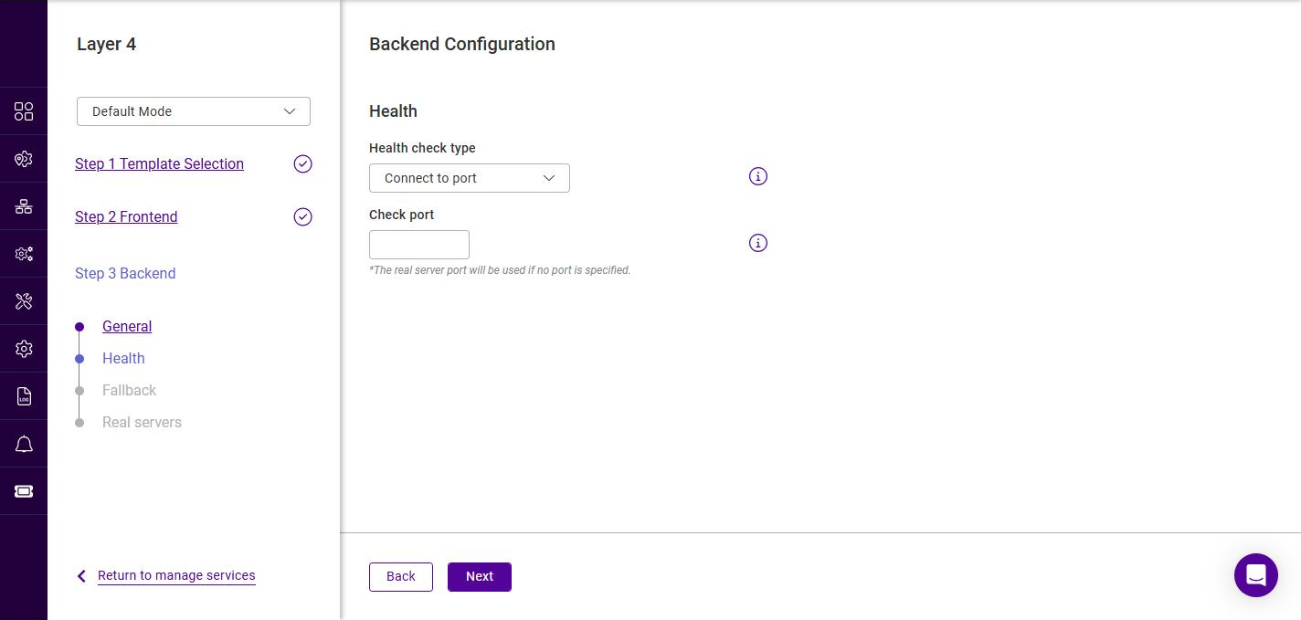 l4 backend health