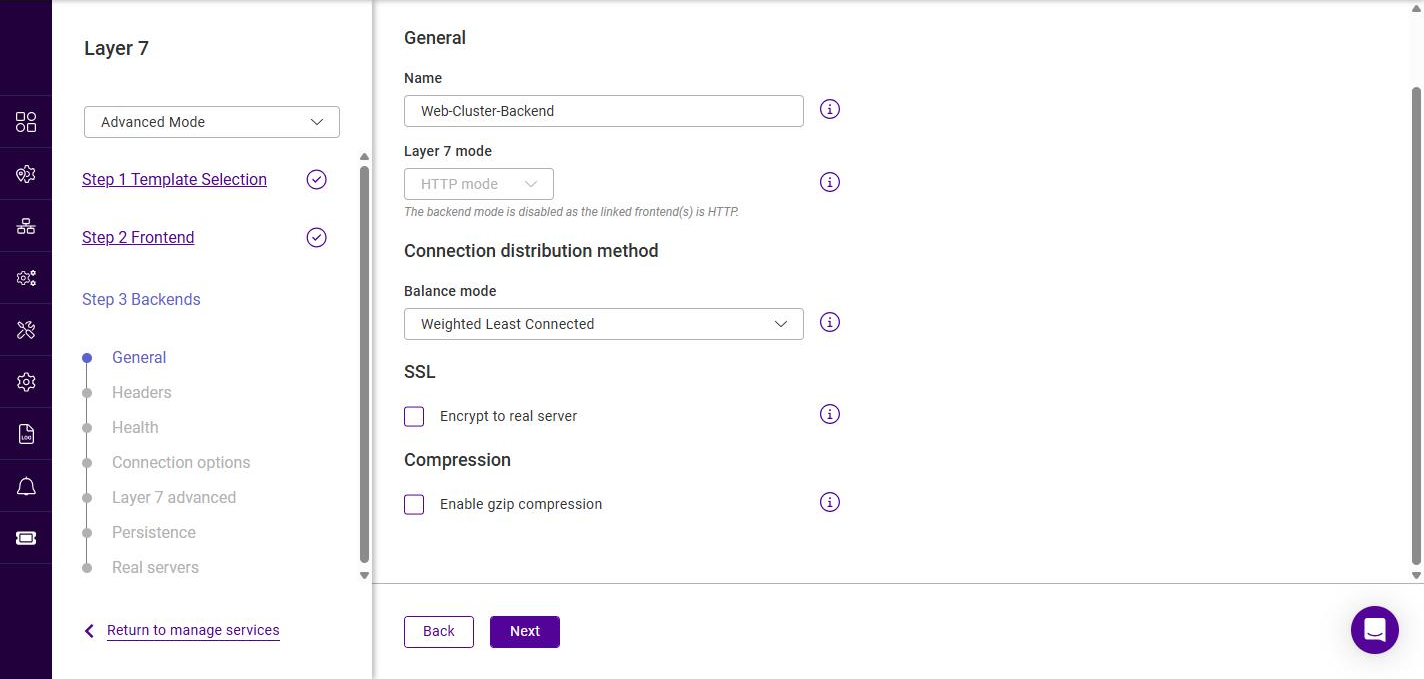 l7 backend general