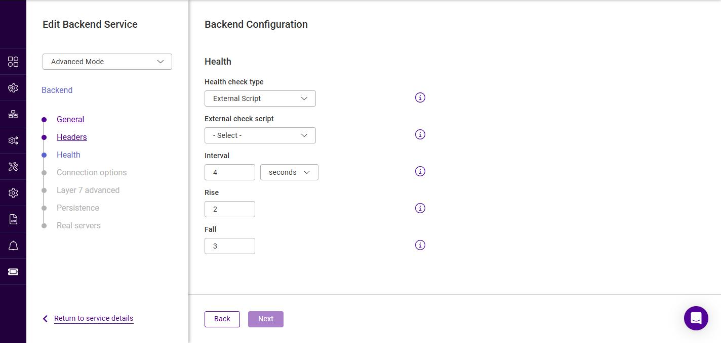 l7 backend health external