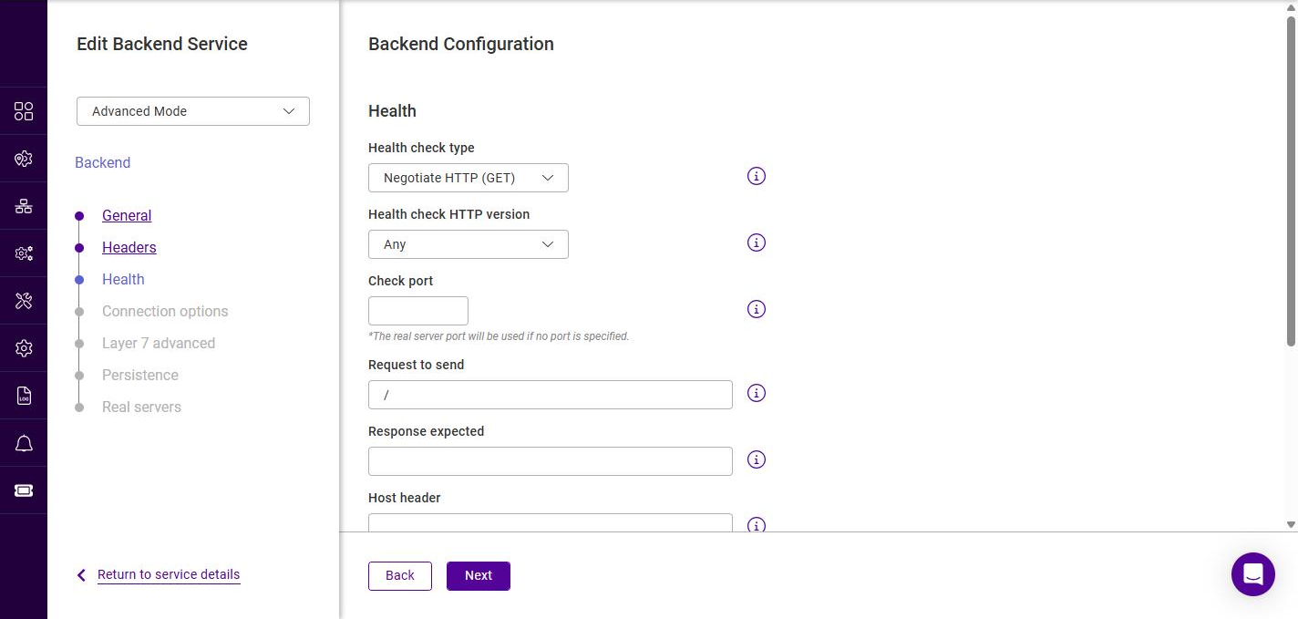l7 backend health negotiate advanced