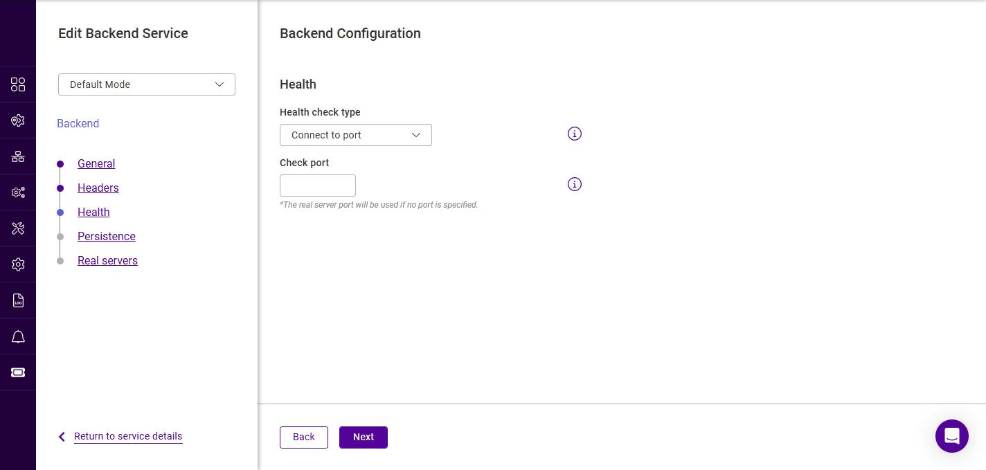 l7 backend health