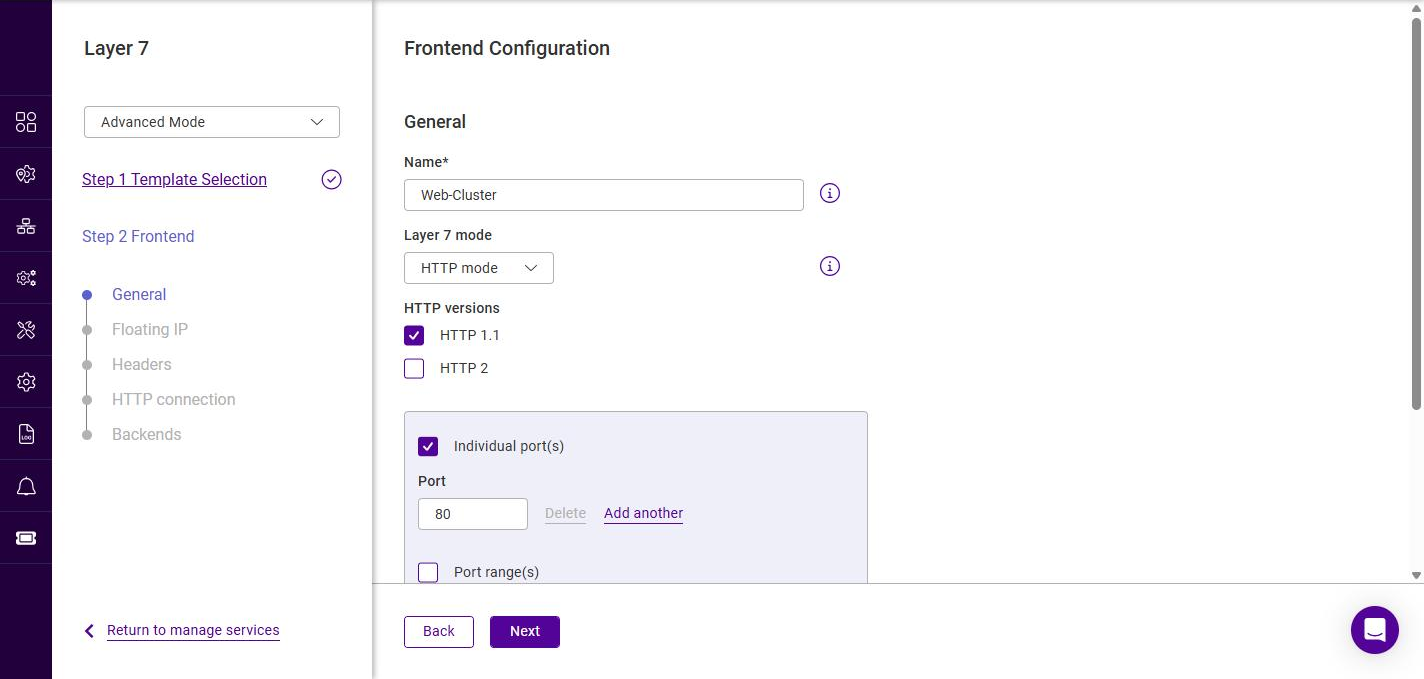 l7 frontend general
