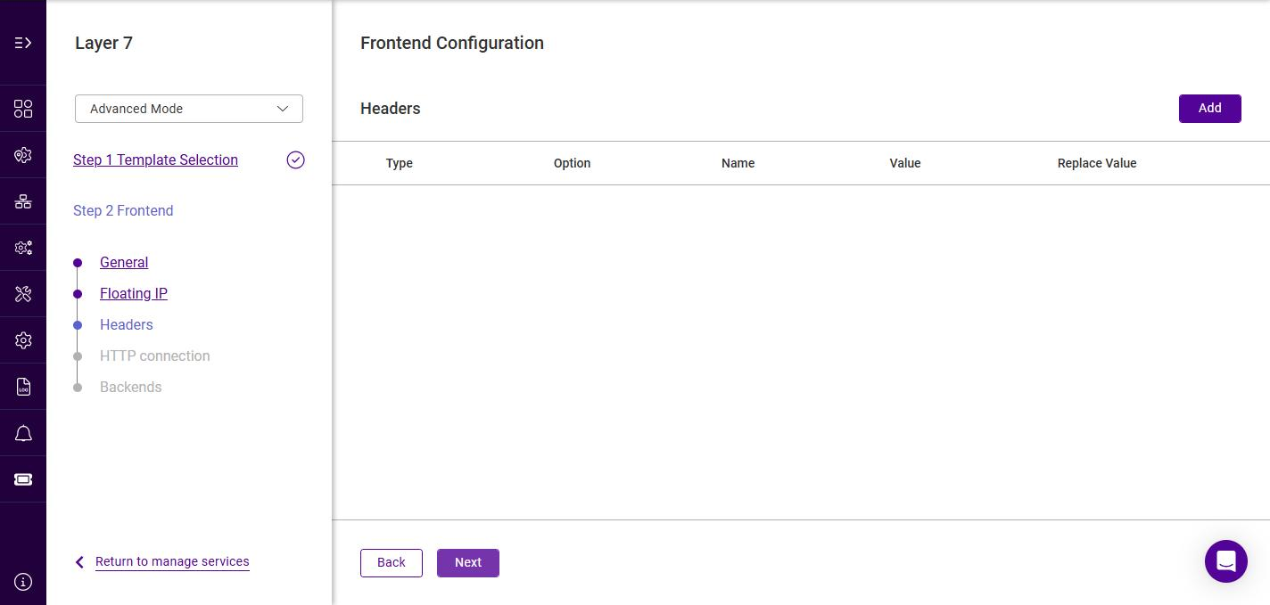 l7 frontend headers