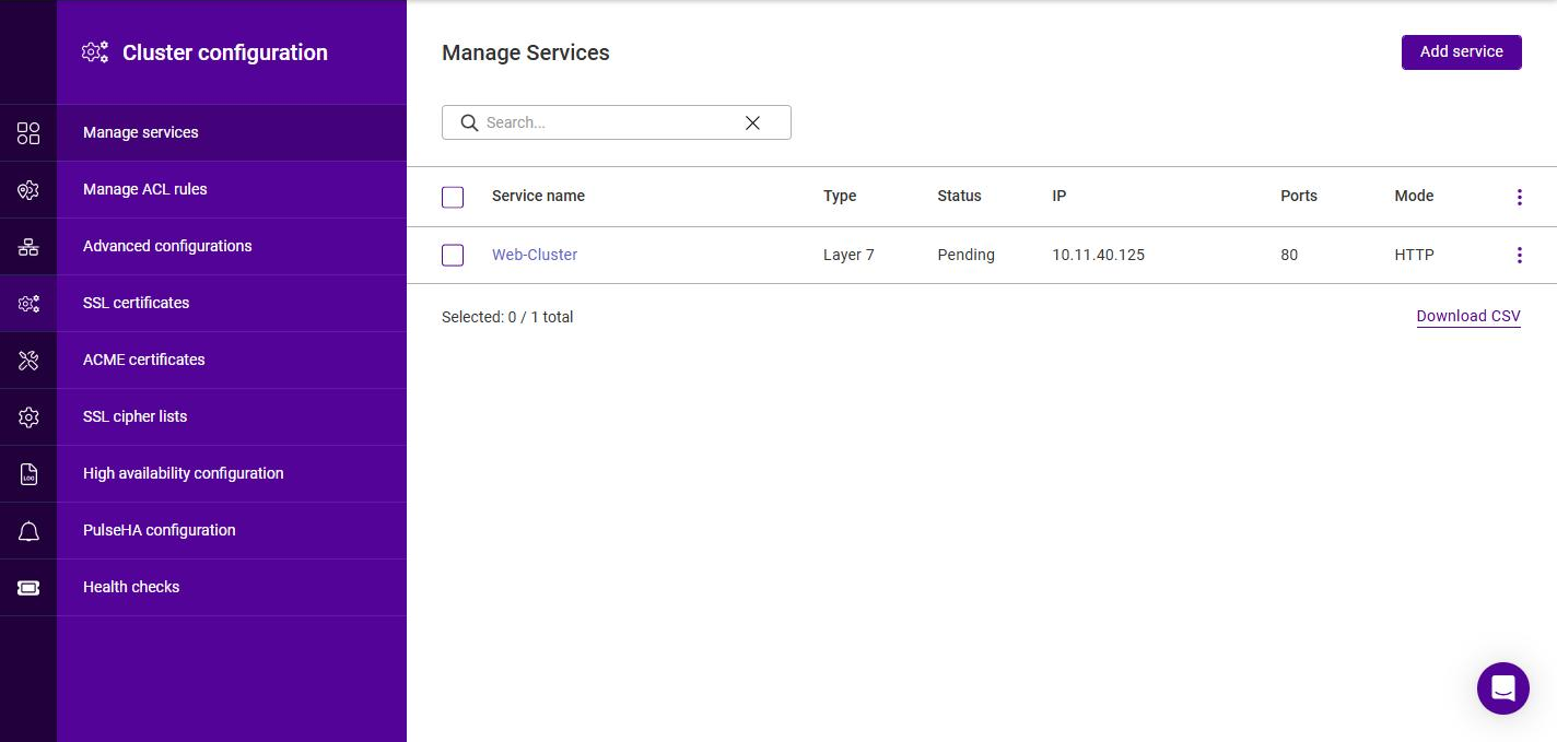l7 service created