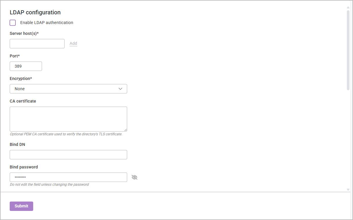 ldap configuration