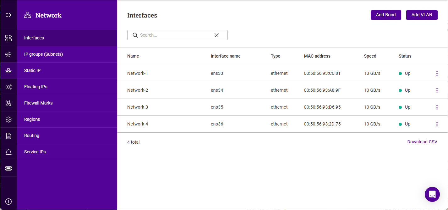 view interfaces