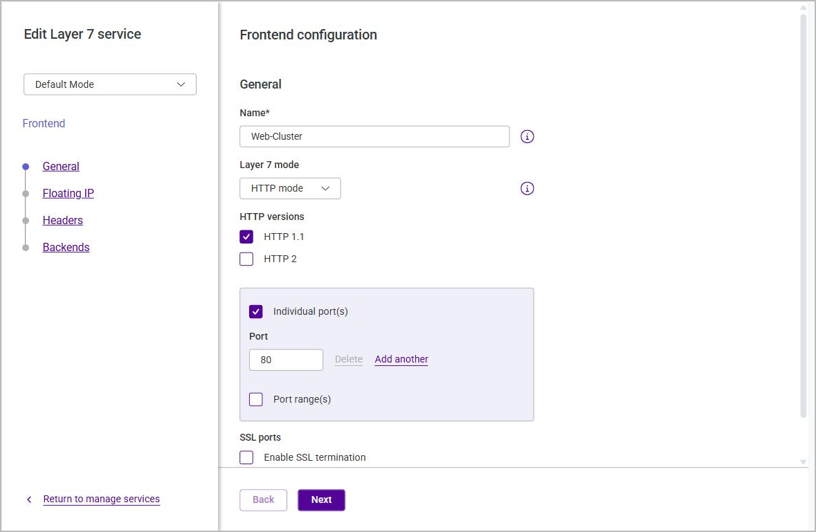 manage frontend