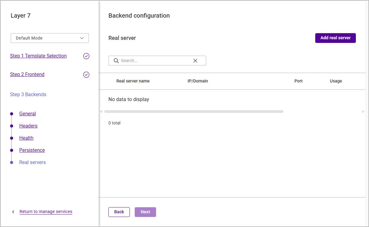 webui add service add real