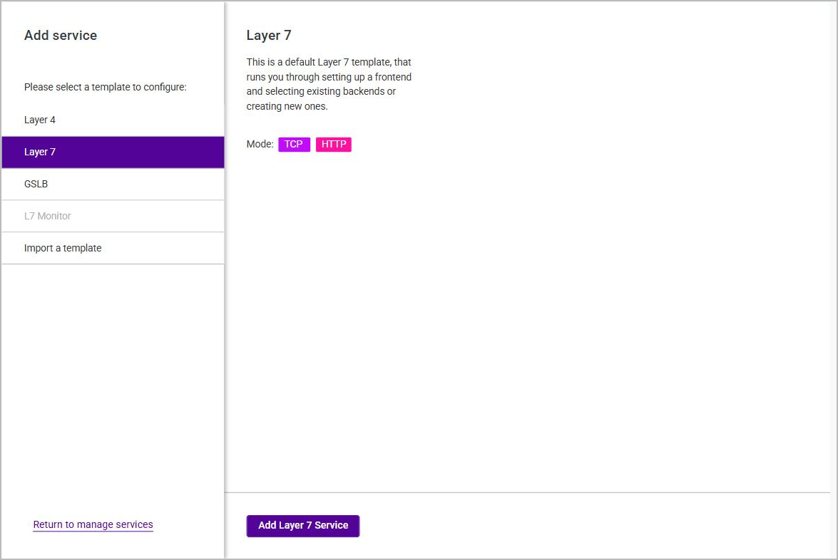 webui add service select template