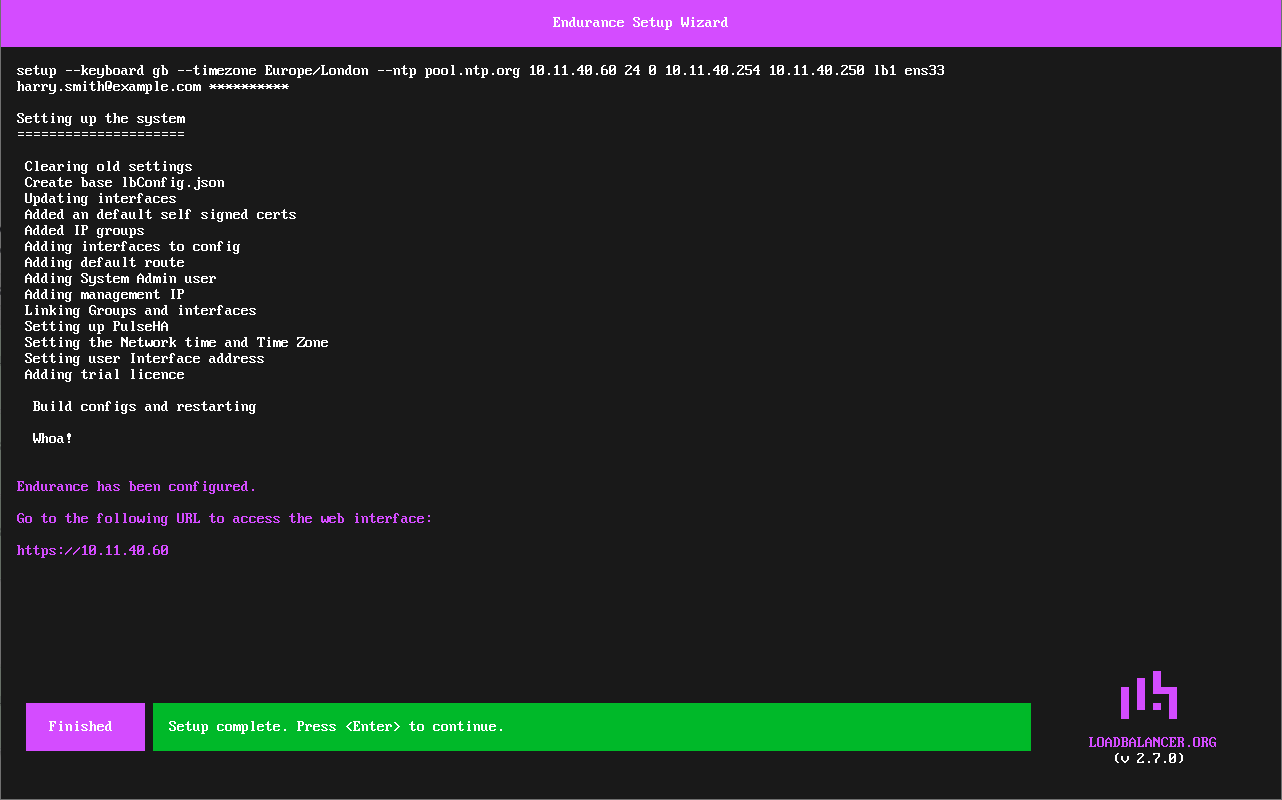 netwiz alldone