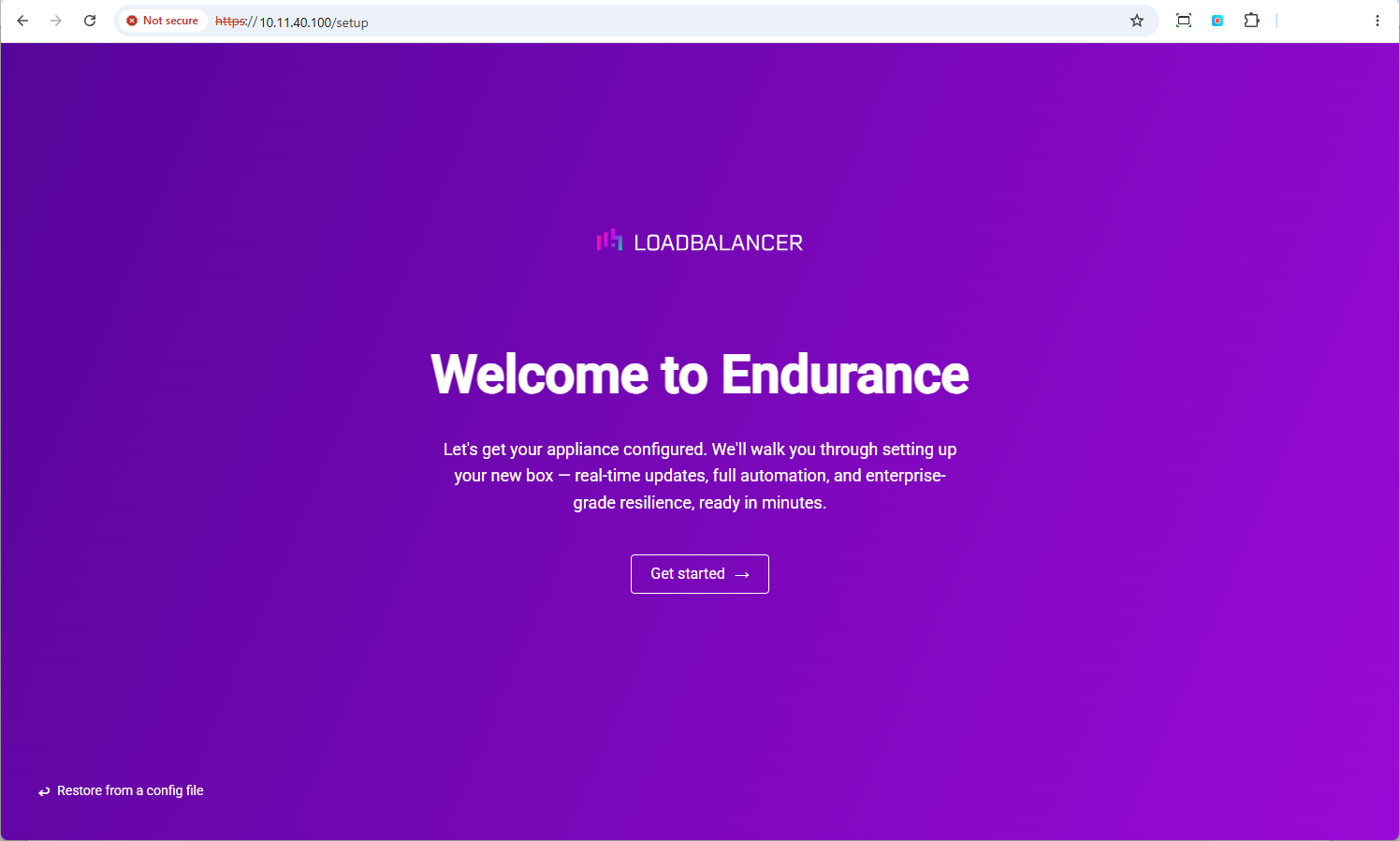 netwiz startup screen
