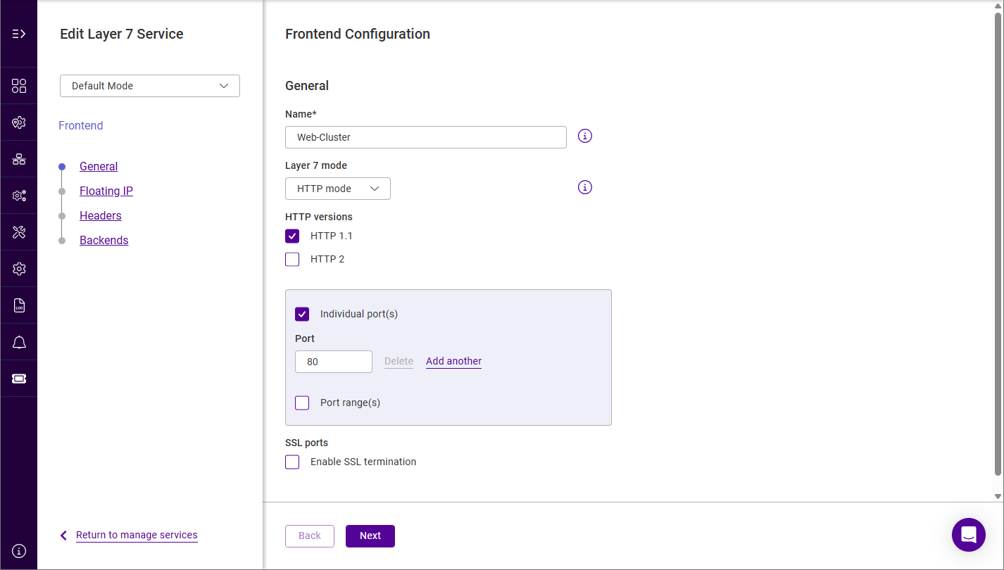 manage frontend