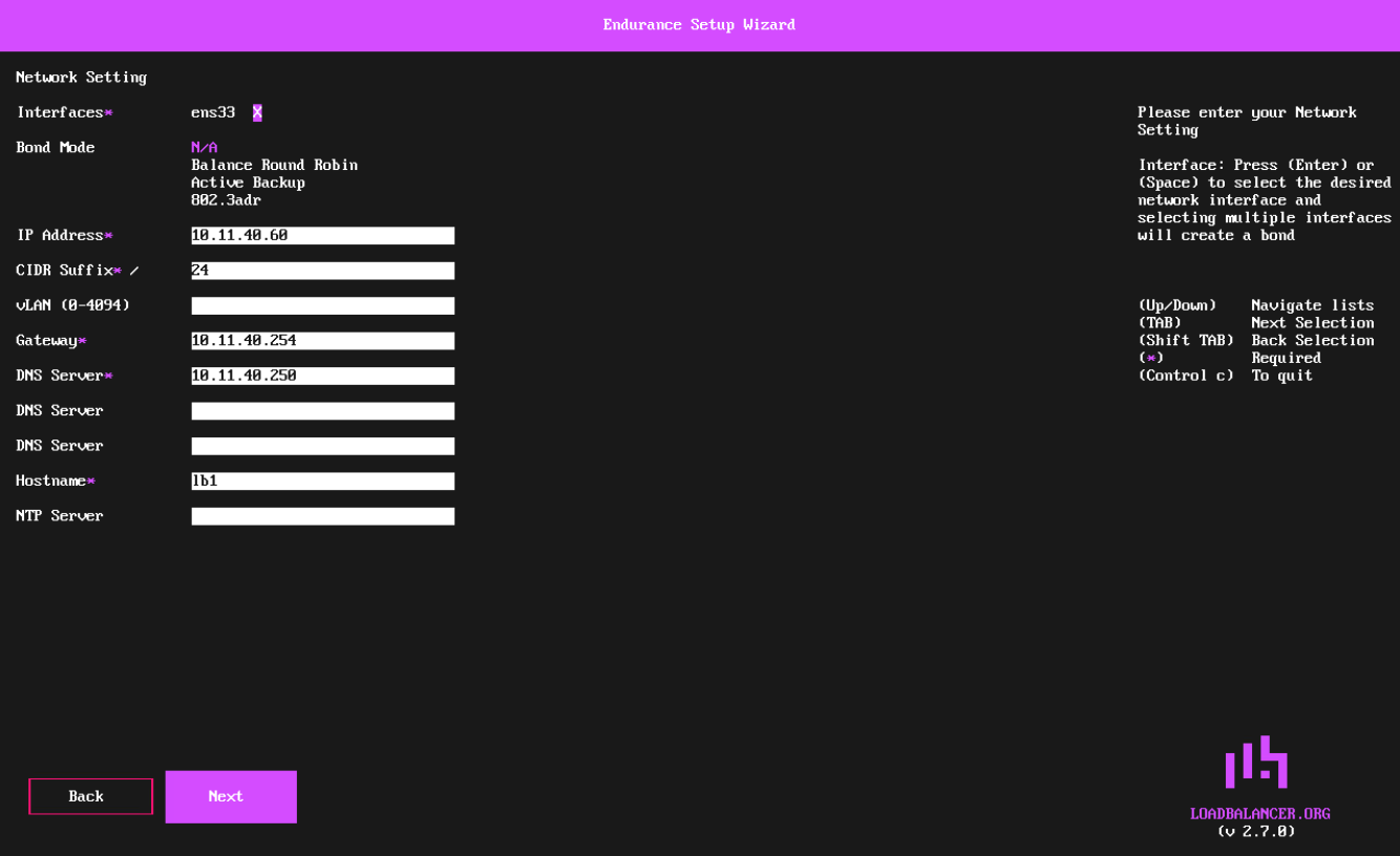 netwiz network settings