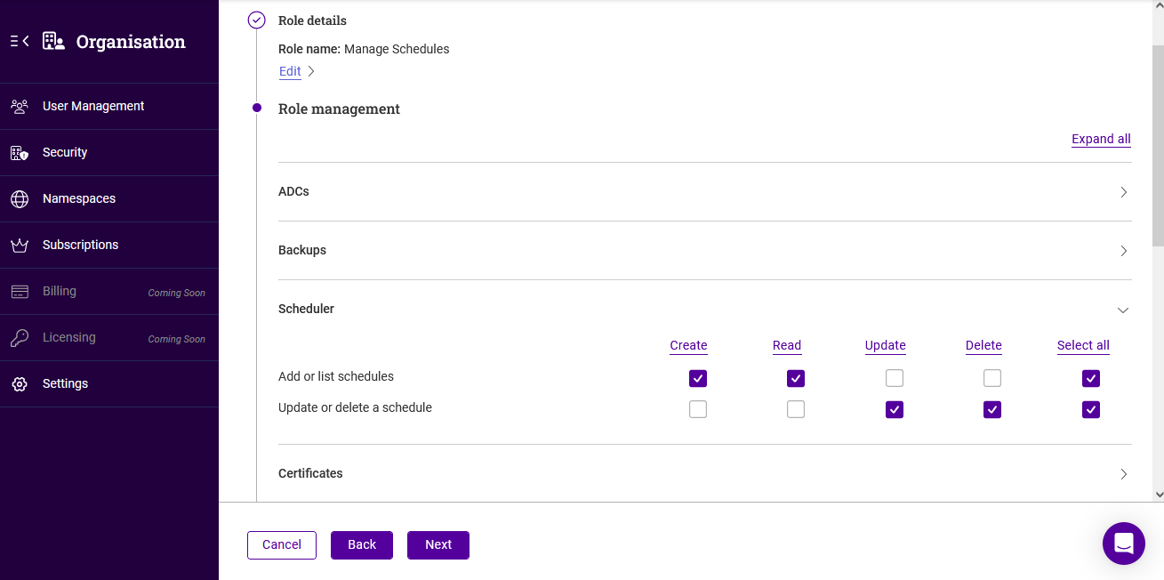 add role management