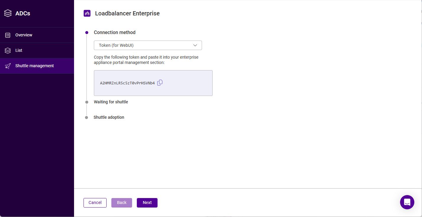 add enterprise shuttle token