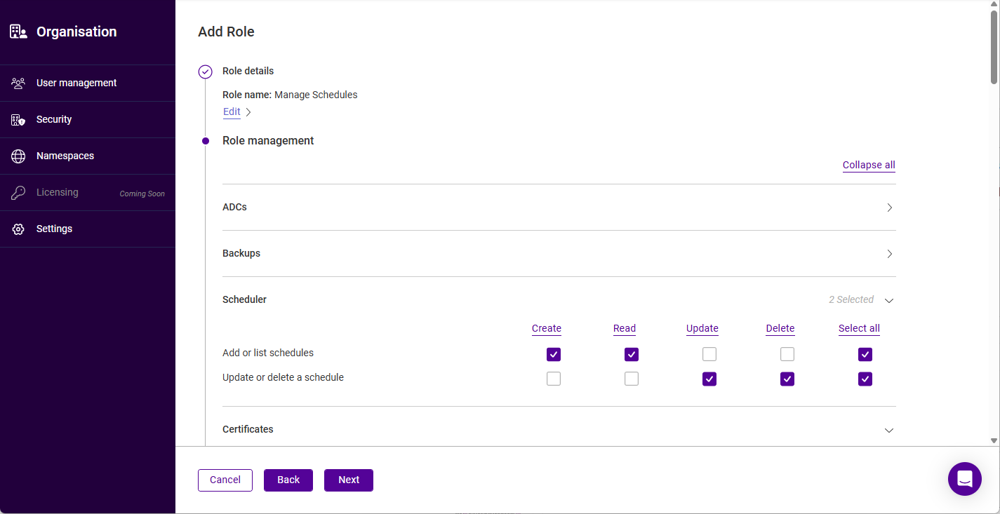 add role management