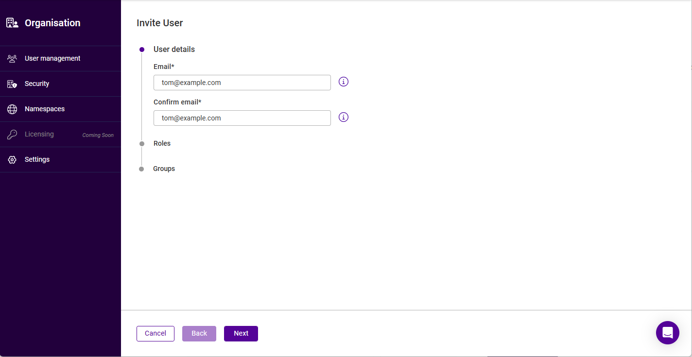 add user